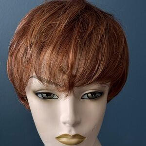 Short Auburn Wig for Women R3025S Glazed Cinnamon